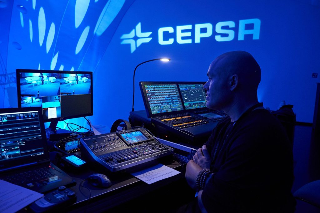 Producción técnica del evento corporativo de Cepsaa