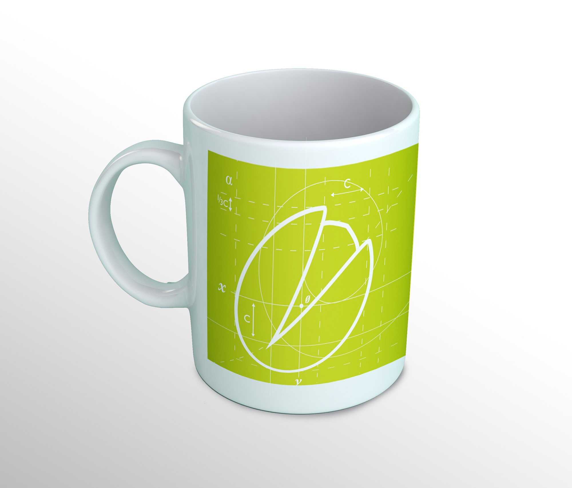 Aplicacion de la identidad visual de Green Pearl en taza corporativa
