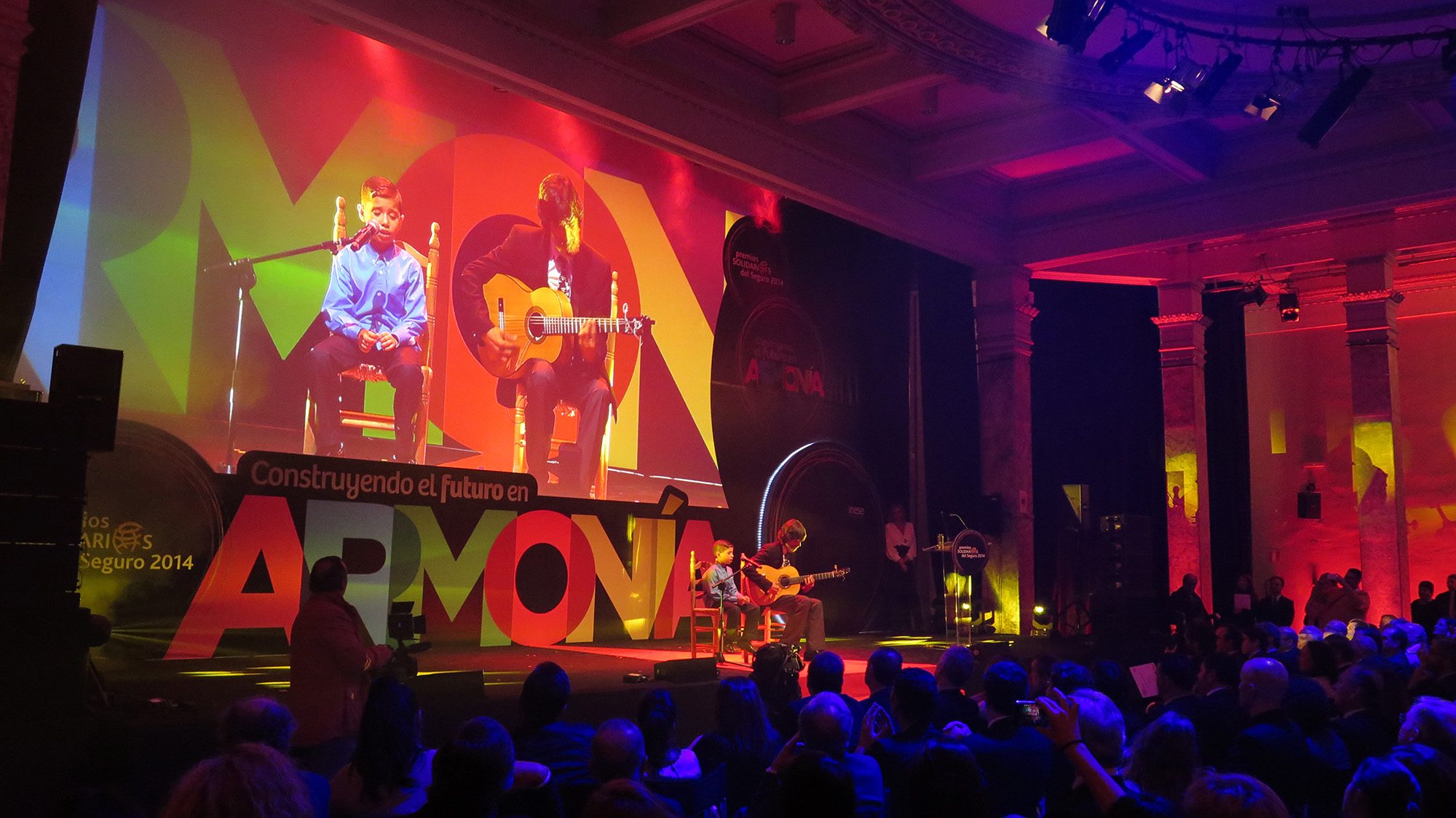 Actuación Musical en Gala Premios Solidarios del Seguro INESE 2014
