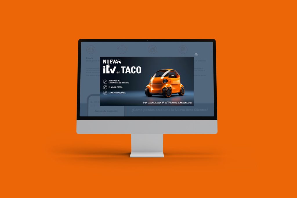Diseño de Banner promocional Nueva ITV en Taco Canarias