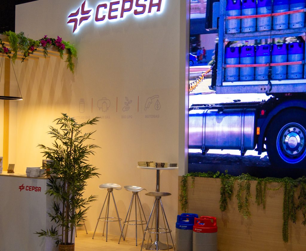 Stand de Cepsa durante European Liquid Gas Congress 2025