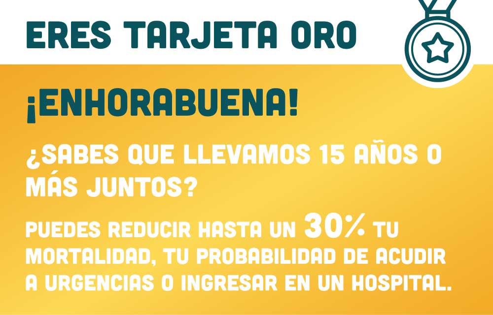 Diseño delantero oro sobre la continuidad en la atención médica de Longimed